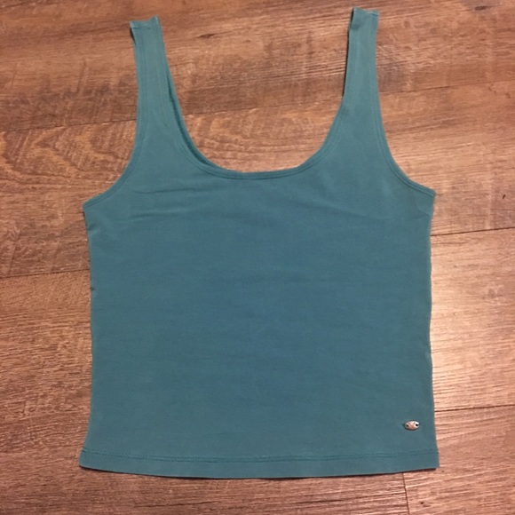 American Eagle Outfitters Tops - ✖️American Eagle Teal Crop Tank top